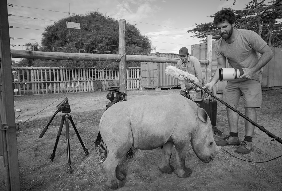 Ringo Starr interacting with the crew